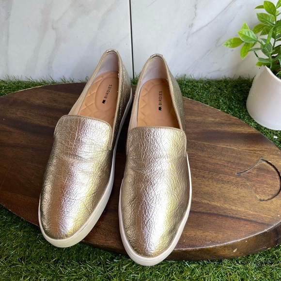 BIRDIES golden Swift Leather loafers Size 9.5 gently used - Picture 10 of 11